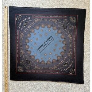 VTG Harley Davidson Bandana Handkerchief Celebrating 110 Years